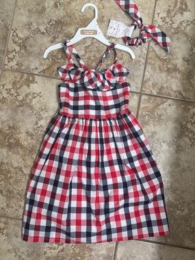Tommy Bahama Checked Girls Dress